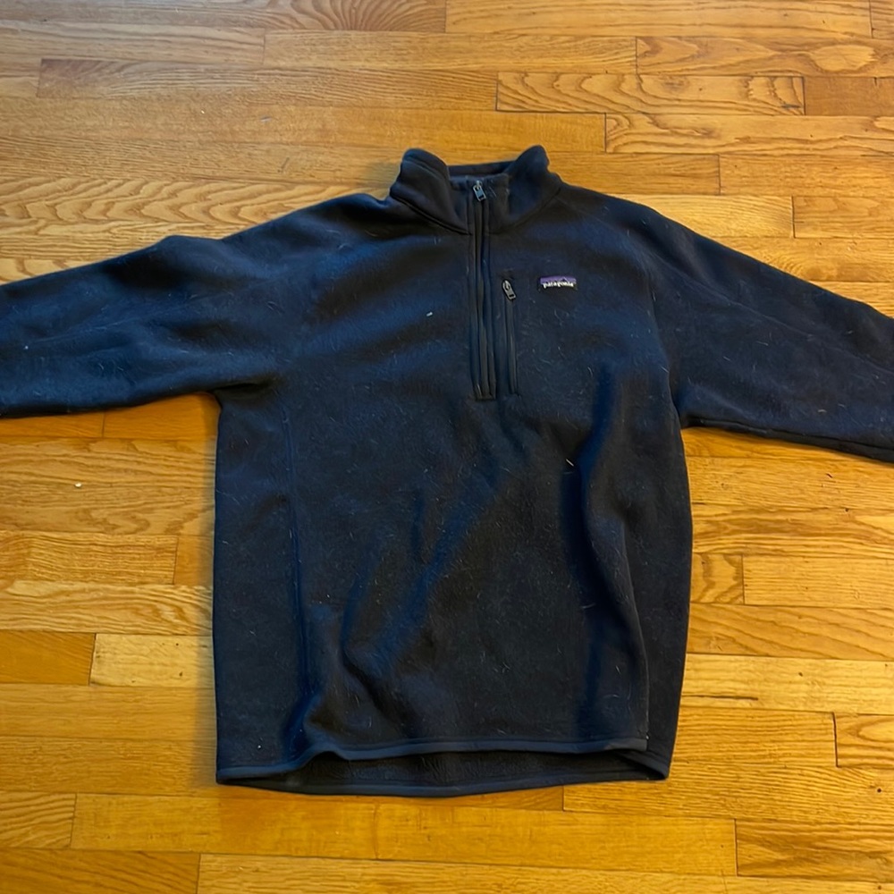 Patagonia Better Sweater / Quarter-Zip True Navy Blue Size L / Large